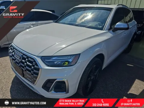 White 2022 Audi SQ5 Premium Plus for sale in Highland Park, IL