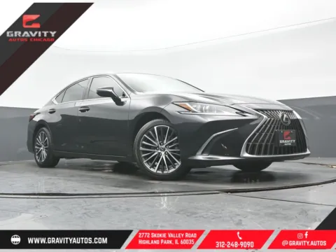 Black 2022 Lexus ES 350 for sale in Highland Park, IL