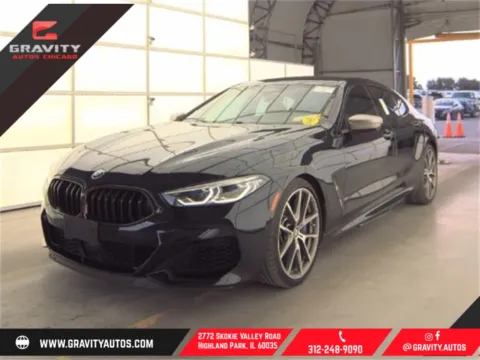 Black 2021 BMW 8 Series M850i xDrive Gran Coupe for sale in Highland Park, IL