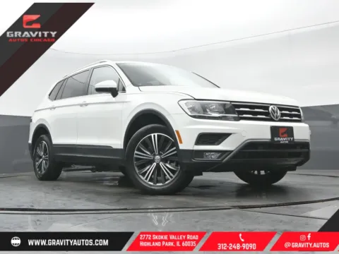White 2019 Volkswagen Tiguan 2.0T SEL for sale in Highland Park, IL