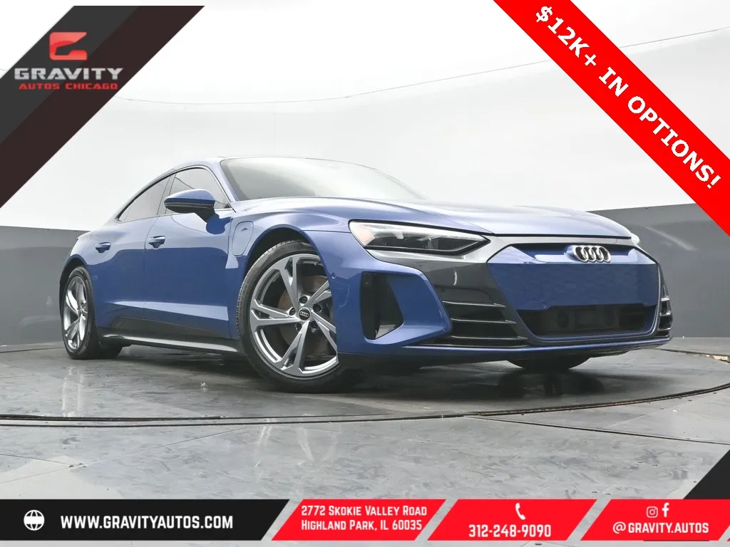 Blue 2023 Audi e-tron GT Prestige for sale in Highland Park, IL