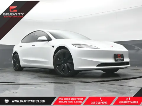White 2025 Tesla Model 3 Long Range for sale in Highland Park, IL