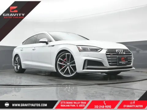 White 2018 Audi S5 3.0T Premium Plus for sale in Highland Park, IL