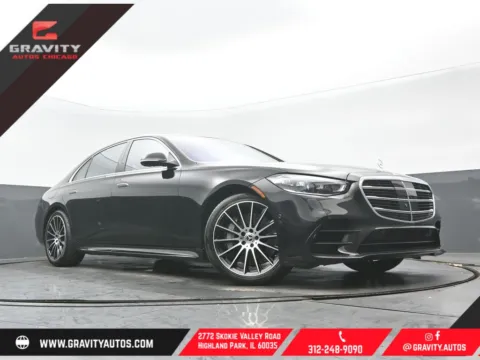 Black 2022 Mercedes-Benz S-Class S 580 for sale in Highland Park, IL