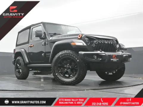 Black 2022 Jeep Wrangler Willys for sale in Highland Park, IL