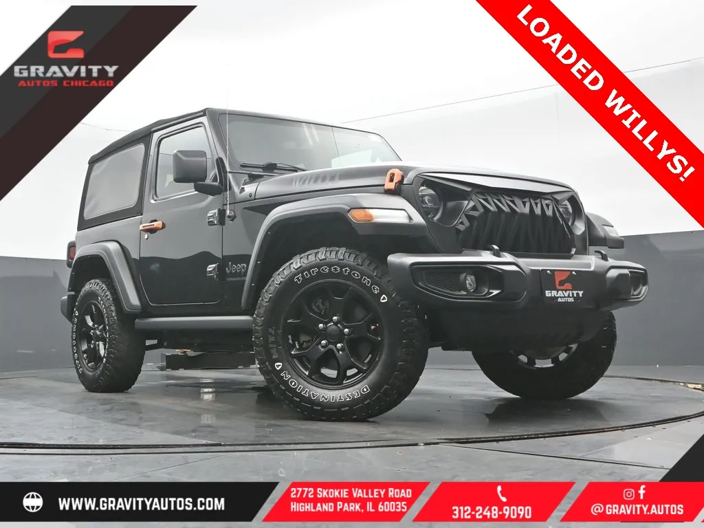 Black 2022 Jeep Wrangler Willys for sale in Highland Park, IL