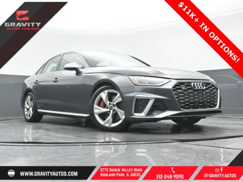 Gray 2021 Audi S4 3.0T Premium Plus for sale in Highland Park, IL