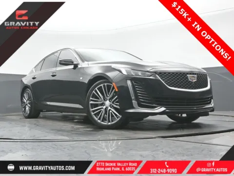 Black 2023 Cadillac CT5 Premium Luxury for sale in Highland Park, IL