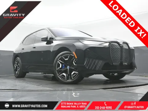 Black 2025 BMW iX xDrive50 for sale in Highland Park, IL