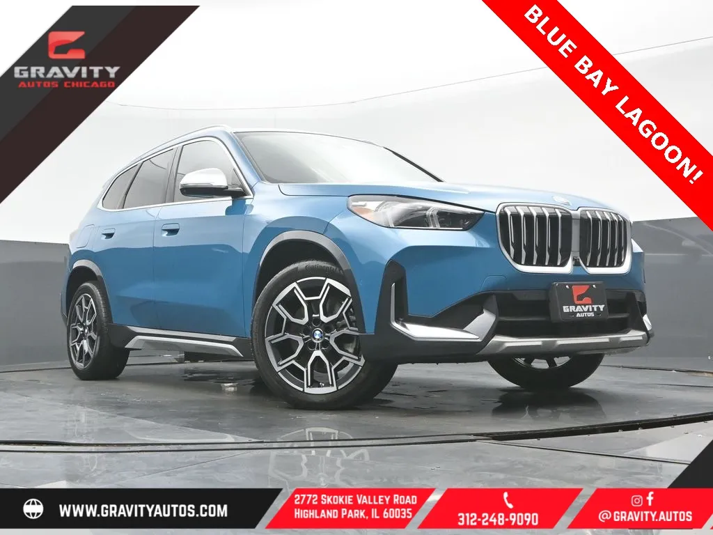 Blue 2023 BMW X1 xDrive28i for sale in Highland Park, IL