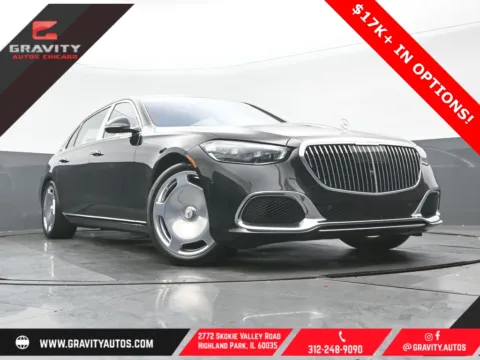 Black 2022 Mercedes-Benz S-Class Maybach S 580 for sale in Highland Park, IL