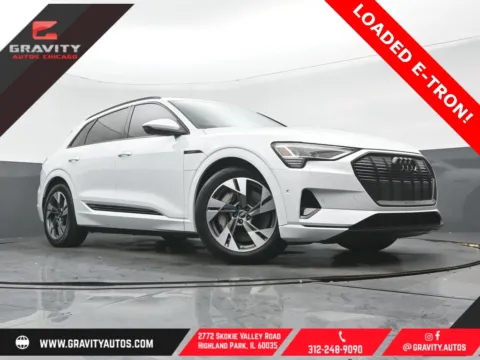 White 2023 Audi e-tron Premium for sale in Highland Park, IL