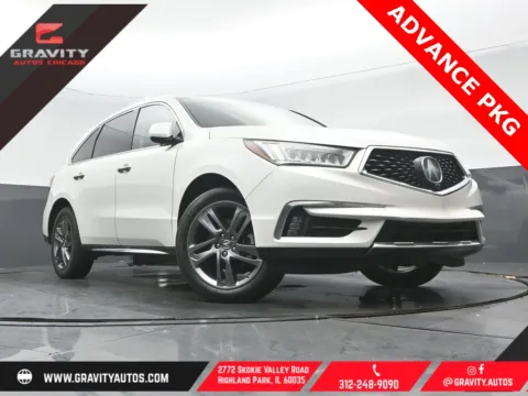 White 2018 Acura MDX 3.5L for sale in Highland Park, IL