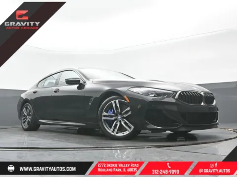 Black 2022 BMW 8 Series M850i xDrive Gran Coupe for sale in Highland Park, IL
