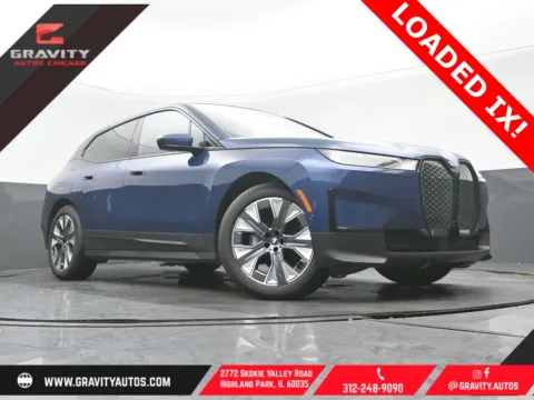 Blue 2022 BMW iX xDrive50 for sale in Highland Park, IL