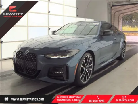 Blue 2022 BMW 4 Series 430i xDrive for sale in Highland Park, IL