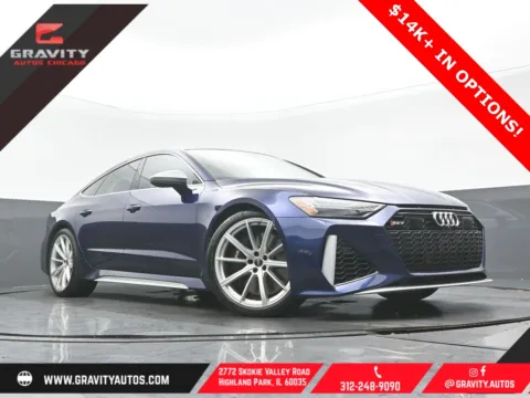 Blue 2021 Audi RS 7 4.0T for sale in Highland Park, IL