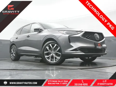 Gray 2022 Acura MDX Technology for sale in Highland Park, IL