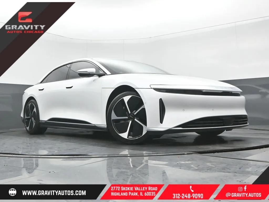 White 2023 Lucid Air Pure for sale in Highland Park, IL
