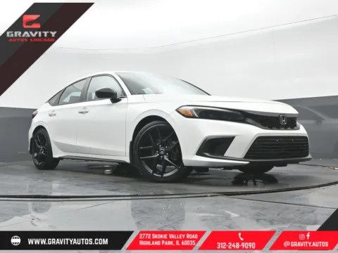 White 2023 Honda Civic Sport for sale in Highland Park, IL