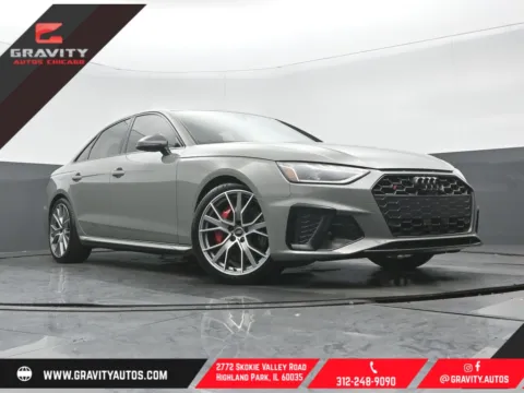 Gray 2022 Audi S4 3.0T Premium Plus for sale in Highland Park, IL