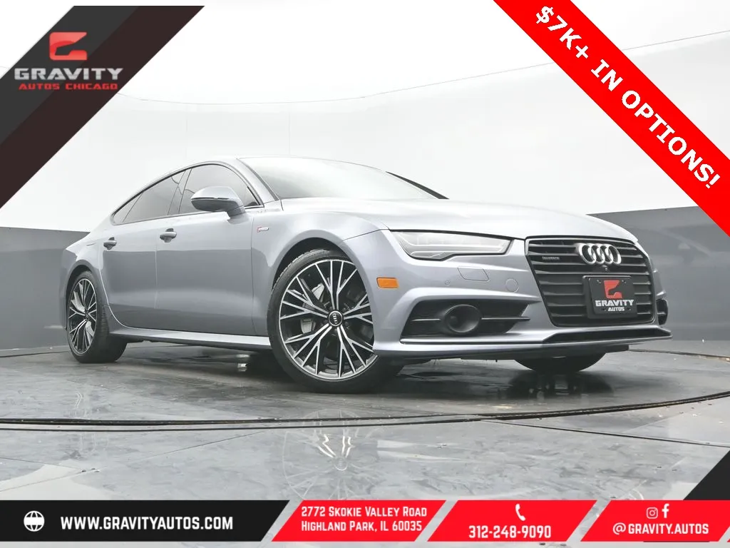 Gray 2018 Audi A7 3.0T Prestige for sale in Highland Park, IL