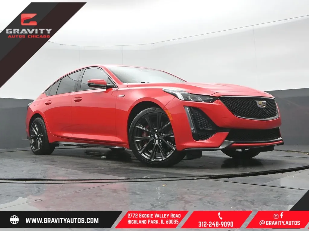 Red 2021 Cadillac CT5 V-Series for sale in Highland Park, IL