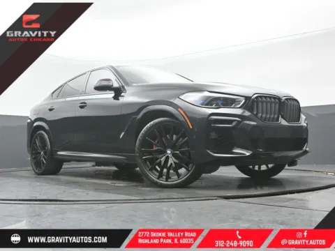 Black 2022 BMW X6 xDrive40i for sale in Highland Park, IL