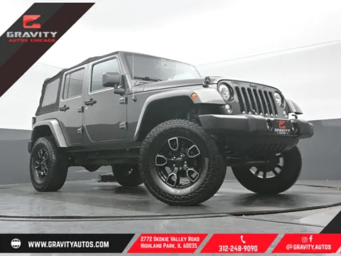 Gray 2018 Jeep Wrangler JK Unlimited Altitude for sale in Highland Park, IL