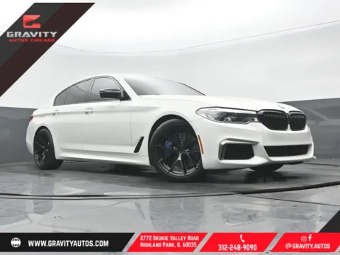 White 2020 BMW 5 Series M550i xDrive for sale in Highland Park, IL