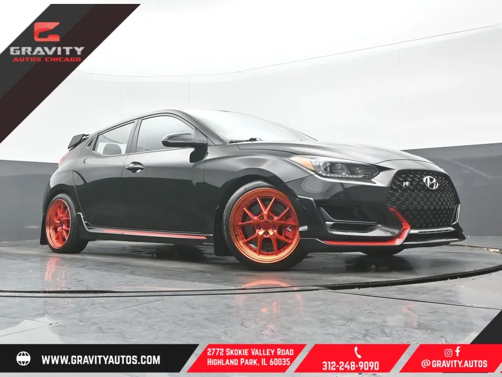 Black 2020 Hyundai Veloster N for sale in Highland Park, IL