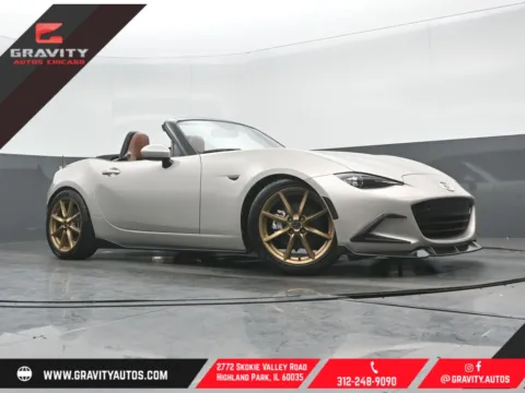 Gray 2023 Mazda MX-5 Miata Grand Touring for sale in Highland Park, IL