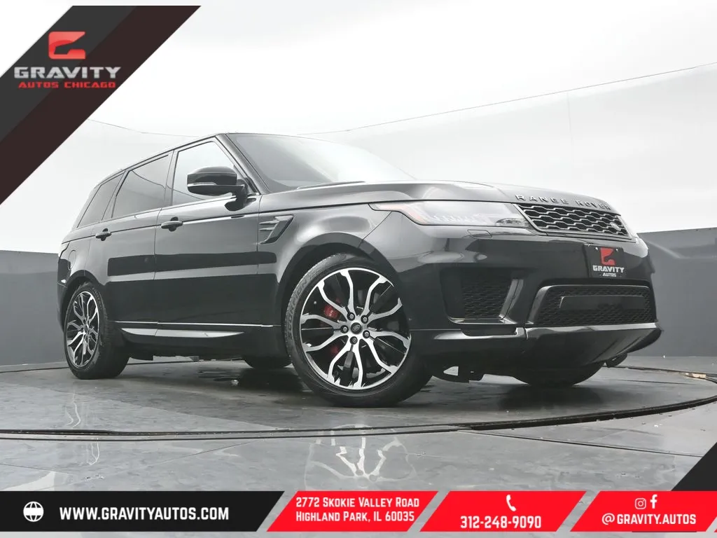 Black 2019 Land Rover Range Rover Sport Supercharged for sale in Highland Park, IL