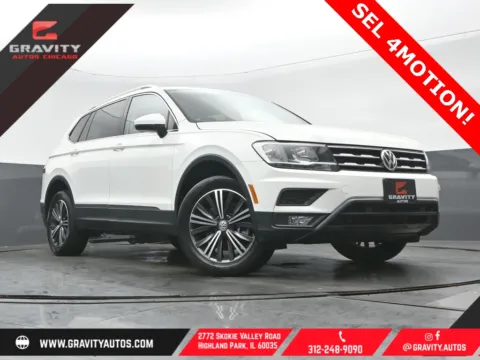 White 2019 Volkswagen Tiguan 2.0T SEL for sale in Highland Park, IL