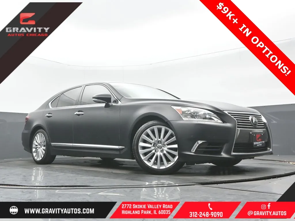 Black 2016 Lexus LS 460 for sale in Highland Park, IL