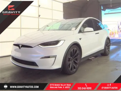 White 2022 Tesla Model X Plaid for sale in Highland Park, IL