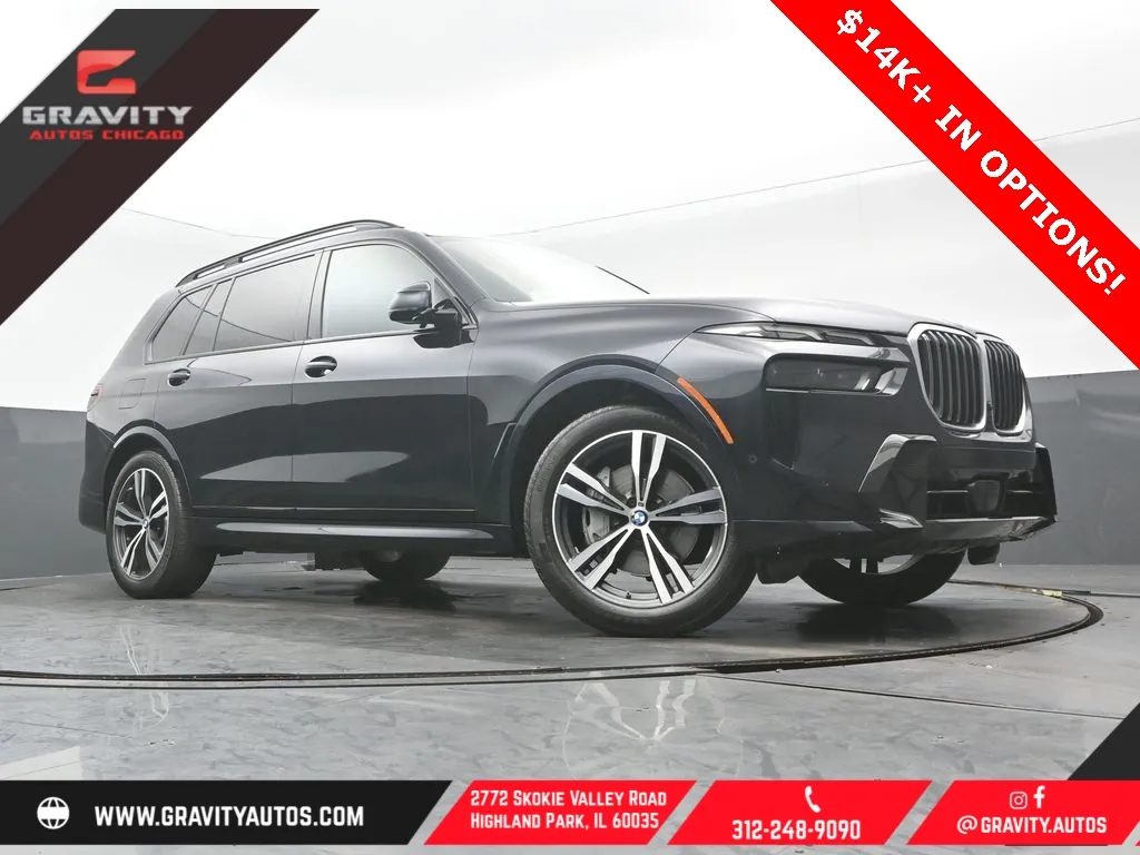 Black 2023 BMW X7 xDrive40i for sale in Highland Park, IL