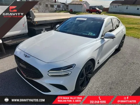 White 2022 Genesis G70 3.3T for sale in Highland Park, IL