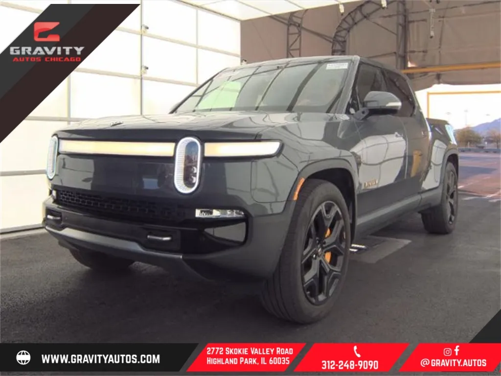 Gray 2022 Rivian R1T Adventure for sale in Highland Park, IL