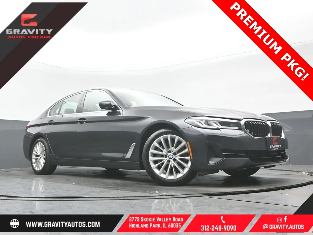 Gray 2022 BMW 5 Series 530i xDrive for sale in Highland Park, IL