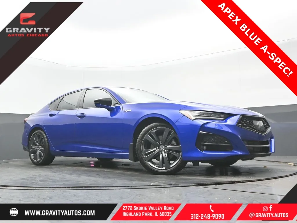 Blue 2021 Acura TLX A-Spec Package for sale in Highland Park, IL