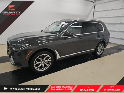 Gray 2023 BMW X7 xDrive40i for sale in Highland Park, IL