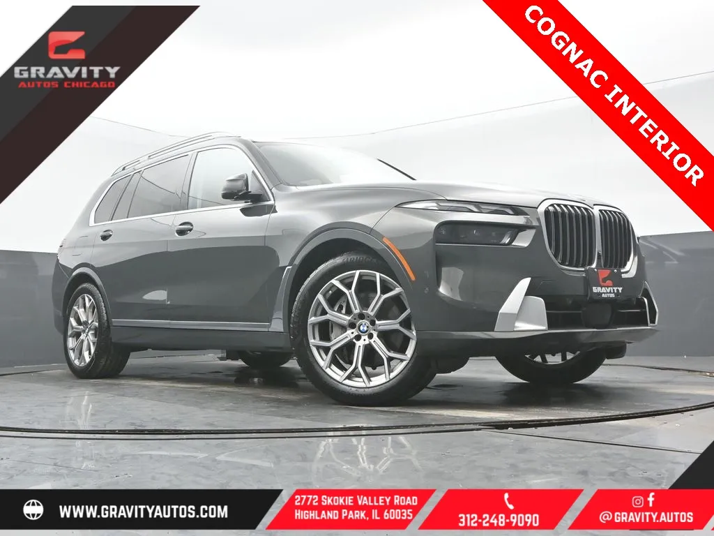 Gray 2023 BMW X7 xDrive40i for sale in Highland Park, IL