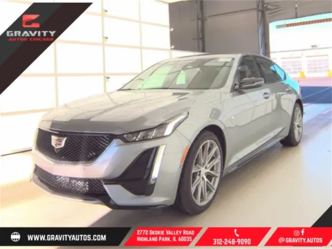 Silver 2023 Cadillac CT5 Sport for sale in Highland Park, IL