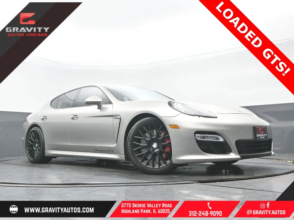 Silver 2013 Porsche Panamera GTS for sale in Highland Park, IL