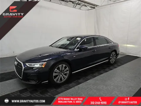 Blue 2022 Audi A8 L 55 for sale in Highland Park, IL