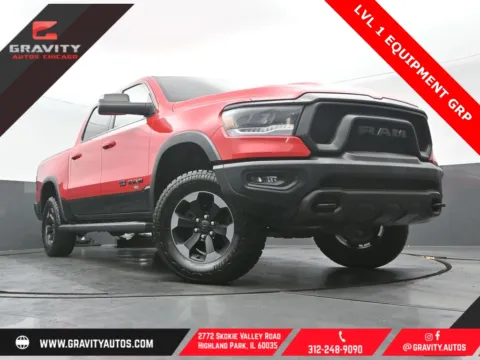 Red 2019 Ram 1500 Rebel for sale in Highland Park, IL