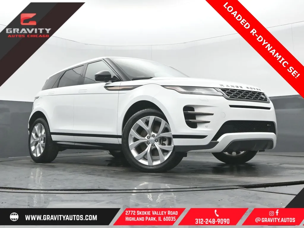 White 2023 Land Rover Range Rover Evoque R-Dynamic SE for sale in Highland Park, IL