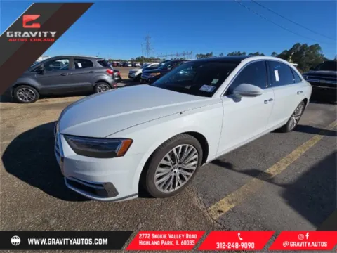 White 2019 Audi A8 L 55 for sale in Highland Park, IL