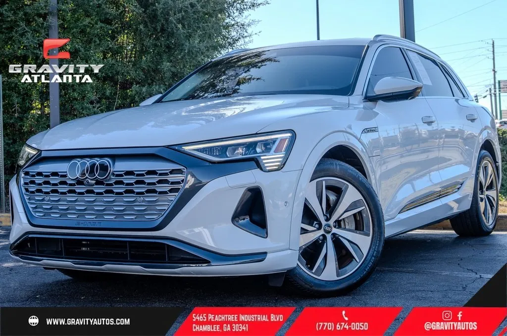 White 2024 Audi Q8 e-tron Premium Plus for sale in Atlanta, GA